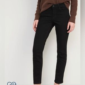 Mid-Rise power slim straight jeans old navy